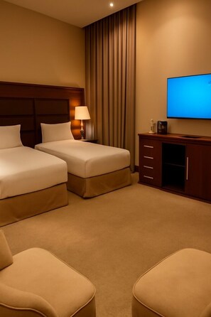 Hypo-allergenic bedding, soundproofing, free WiFi, bed sheets - Daif Inn Serviced Apartment - Qurtuba (Riyadh)