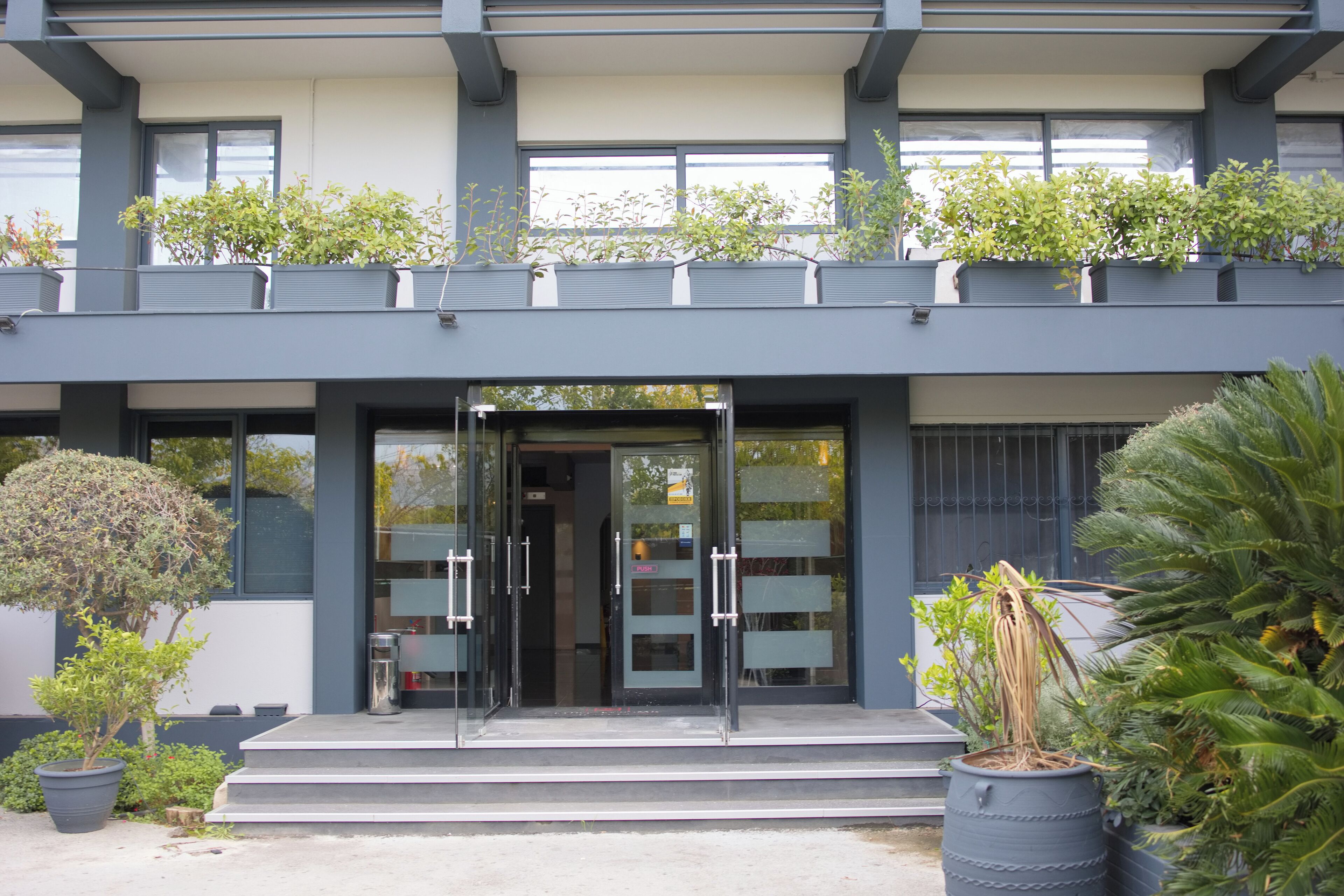 Fachada de la propiedad