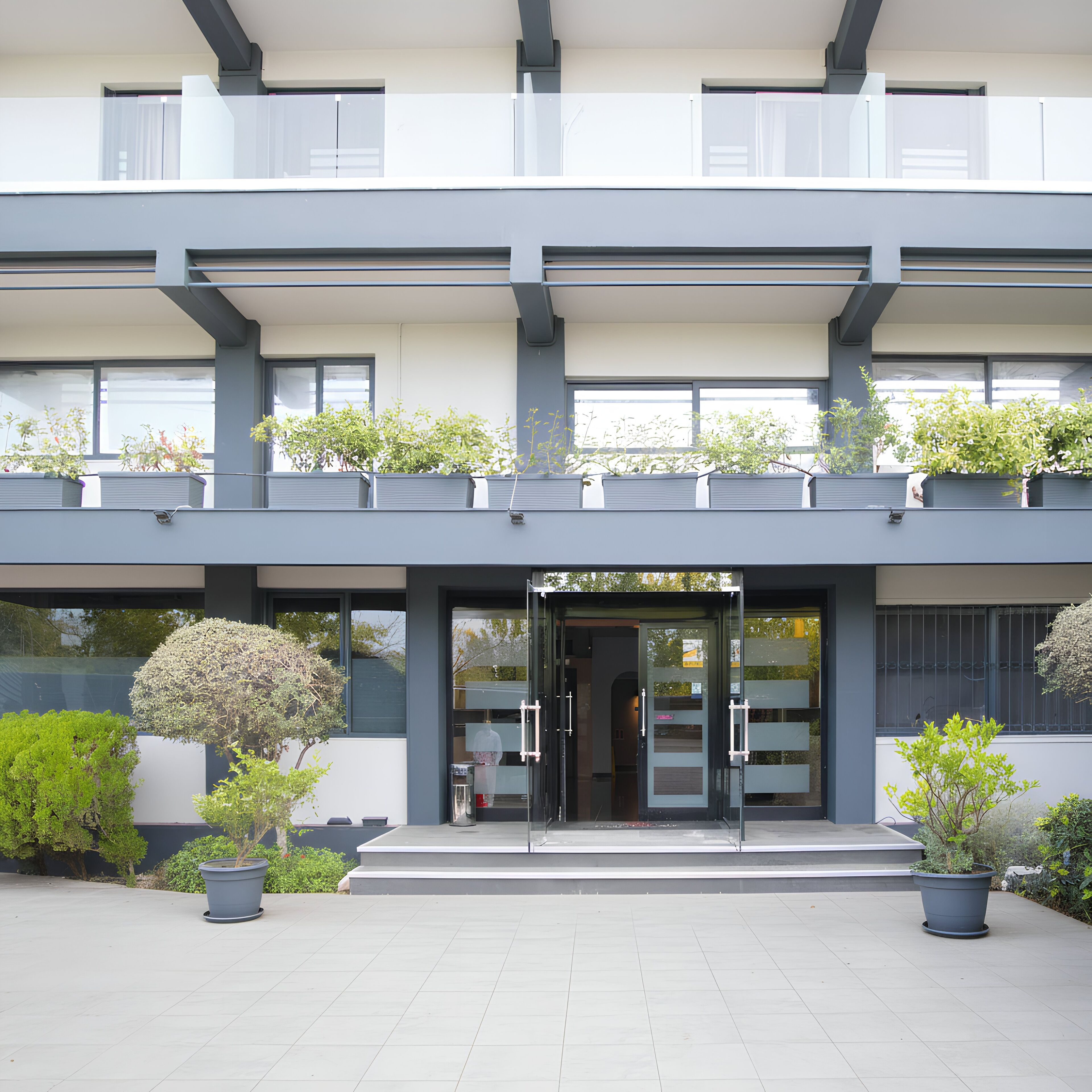 Fachada de la propiedad