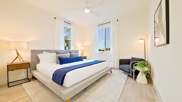 4 bedrooms, iron/ironing board, free WiFi, bed sheets