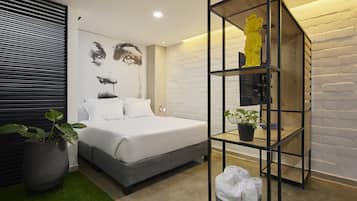 Suite estudio estándar | 1 dormitorio, ropa de cama de alta calidad, edredones de plumas