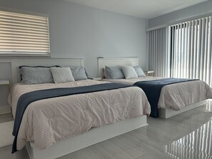 4 bedrooms, travel cot, free WiFi, bed sheets