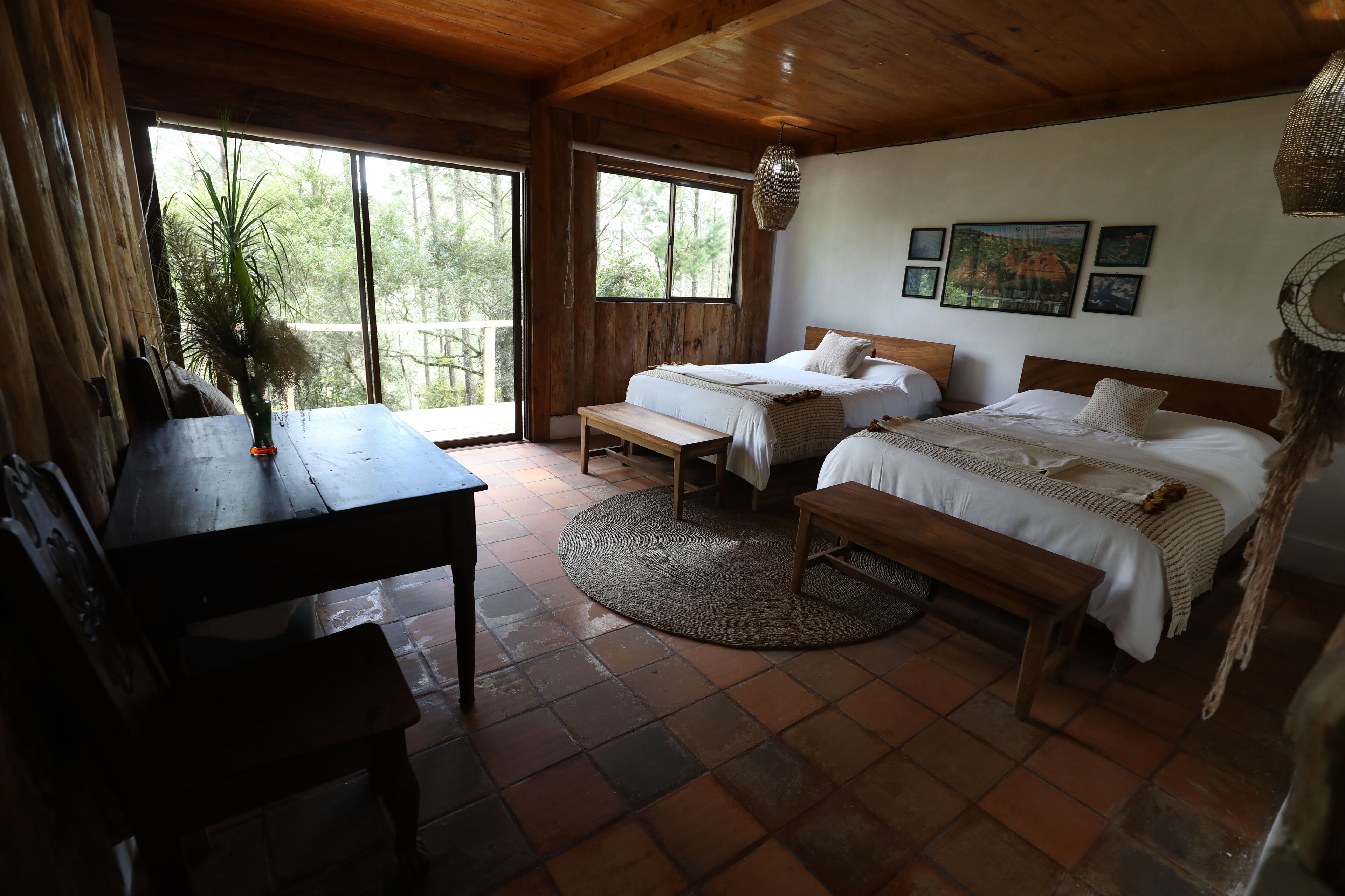 1 habitación y ropa de cama 