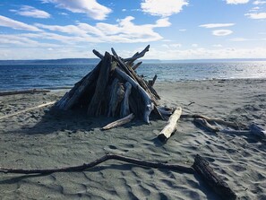 Beach - Historic Haven Across From Puget Sound High Speed Internet. (Hansville)