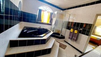 Secador de pelo, toallas, jabón y papel higiénico