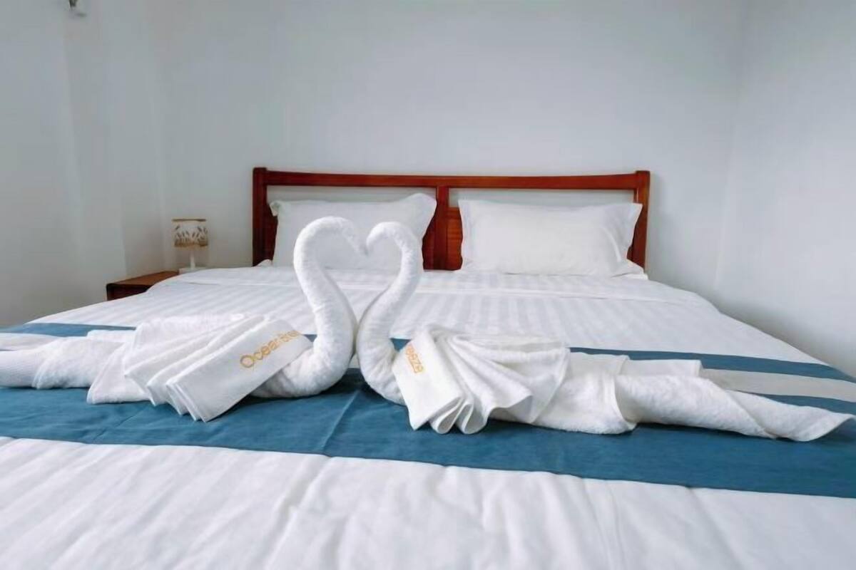2 bedrooms, in-room safe, blackout drapes, iron/ironing board
