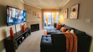 Apartment, 1 Bedroom, Smoking, Balcony | Living area - Cozy and Quiet 1x1 in Medical Center Near Nrg Stadium - Relax and Rejuvenate (Houston)