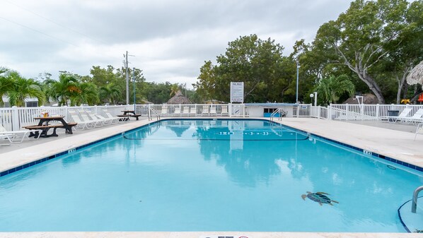 Außenpool, beheizter Pool