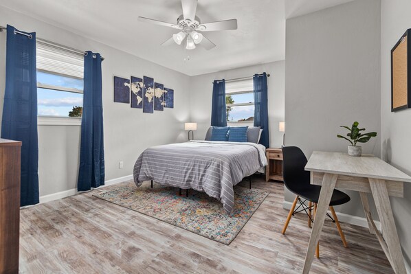 2 bedrooms, iron/ironing board, free WiFi, bed sheets