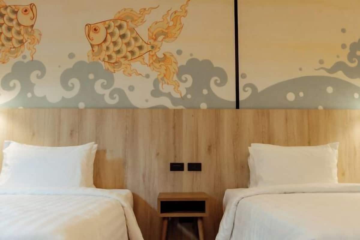 1 habitación, ropa de cama de alta calidad y colchones Tempur-Pedic