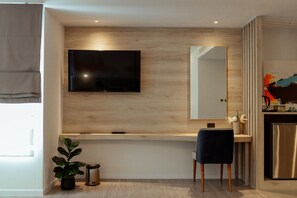 Executive-Doppelzimmer | Hochwertige Bettwaren, Tempur-Pedic-Betten, Schreibtisch