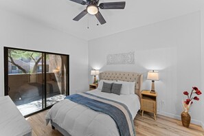 2 chambres, bureau, Wi-Fi gratuit, draps fournis