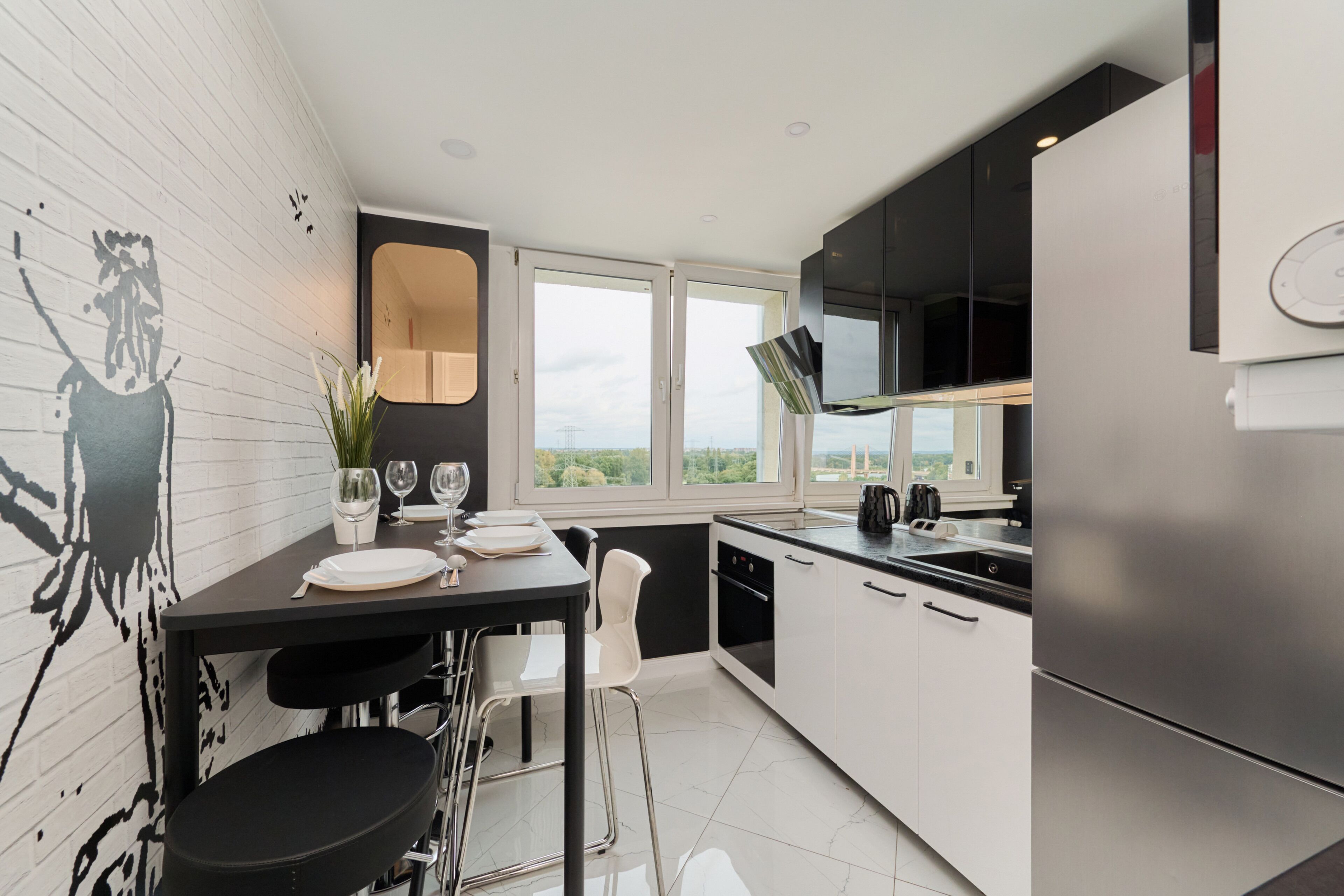 Căn hộ, 2 phòng ngủ, 2 phòng tắm | Bếp riêng | Máy rửa bát, dụng cụ pha cà phê/trà, dụng cụ nấu nướng/bát dĩa/dao nĩa 