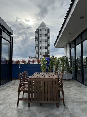 Terrasse sur le toit