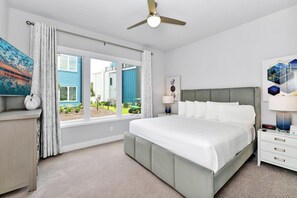 4 bedrooms, in-room safe, iron/ironing board, travel crib
