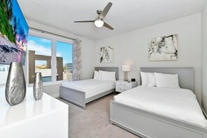 5 bedrooms, in-room safe, iron/ironing board, travel cot