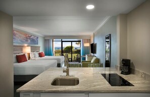 WiFi, bed sheets - Beach Bash Gateway: Oceanfront Efficiency 3rd Flr (Myrtle Beach)