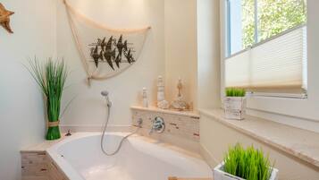 Een douche, een haardroger