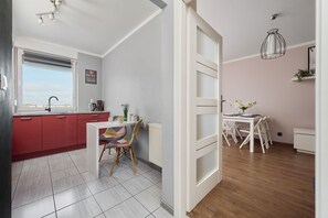Apartment, 1 Bedroom, Balcony | Private kitchen