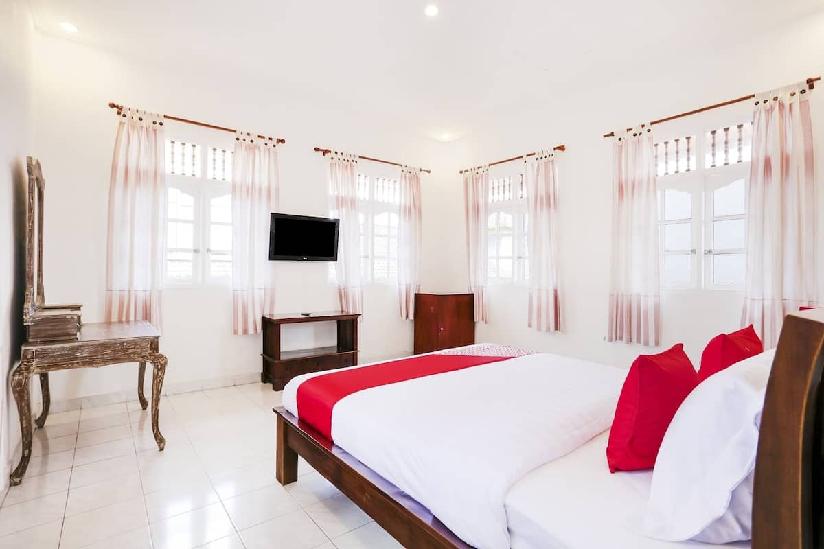 Suite Keluarga | 1 kamar tidur, ruang kerja ramah laptop, Wi-Fi gratis, dan seprai linen