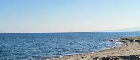On the beach