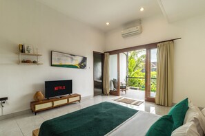 Villa | 3 soverom, safe på rommet, blendingsgardiner og strykejern/-brett