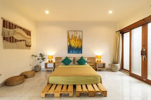 Villa | 3 soverom, safe på rommet, blendingsgardiner og strykejern/-brett