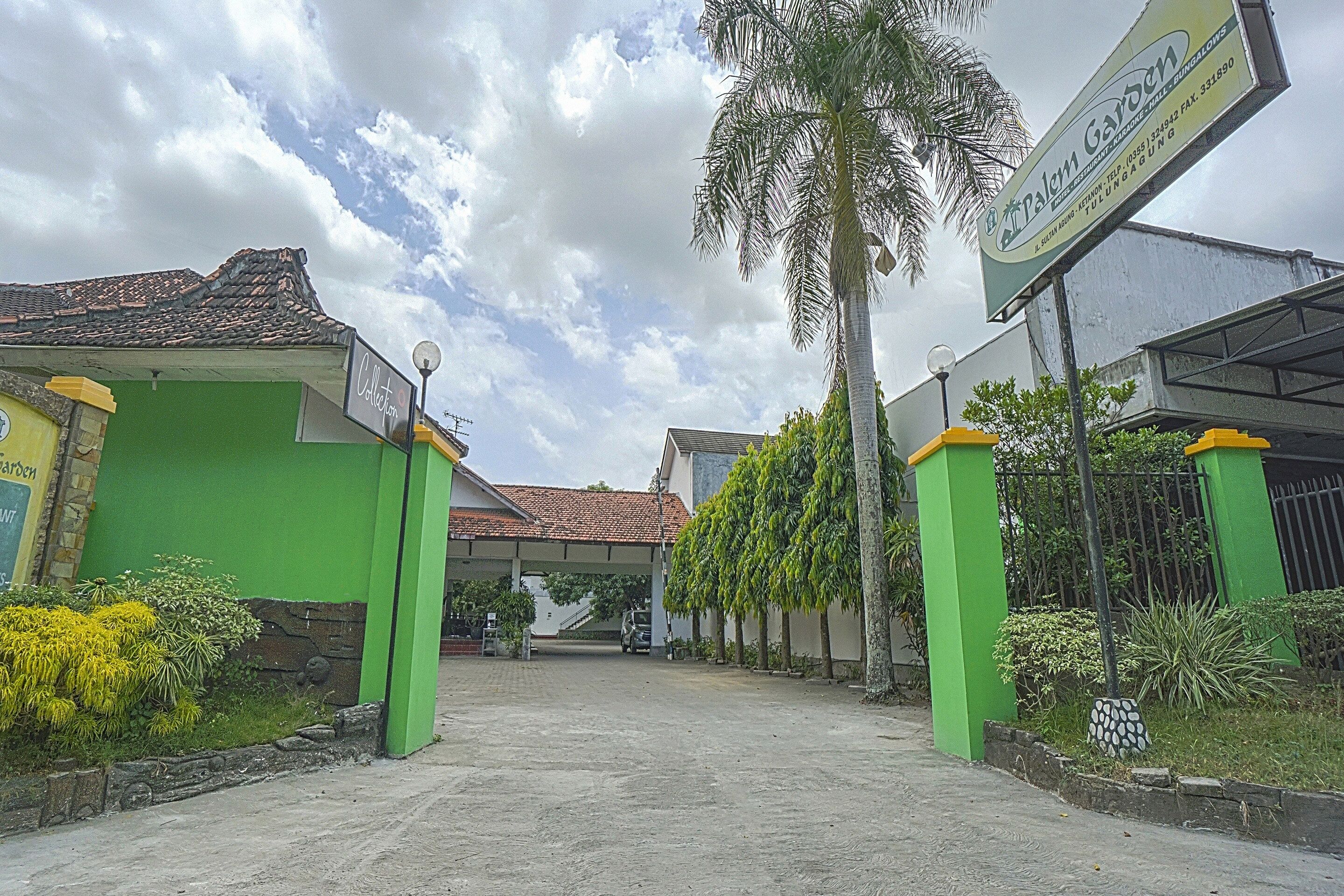 Façade de l’hébergement