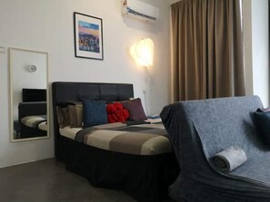 1 bedroom, WiFi, bed sheets - SEOUL by cities homes (high flr/wi-fi Netflix) (Petaling Jaya)