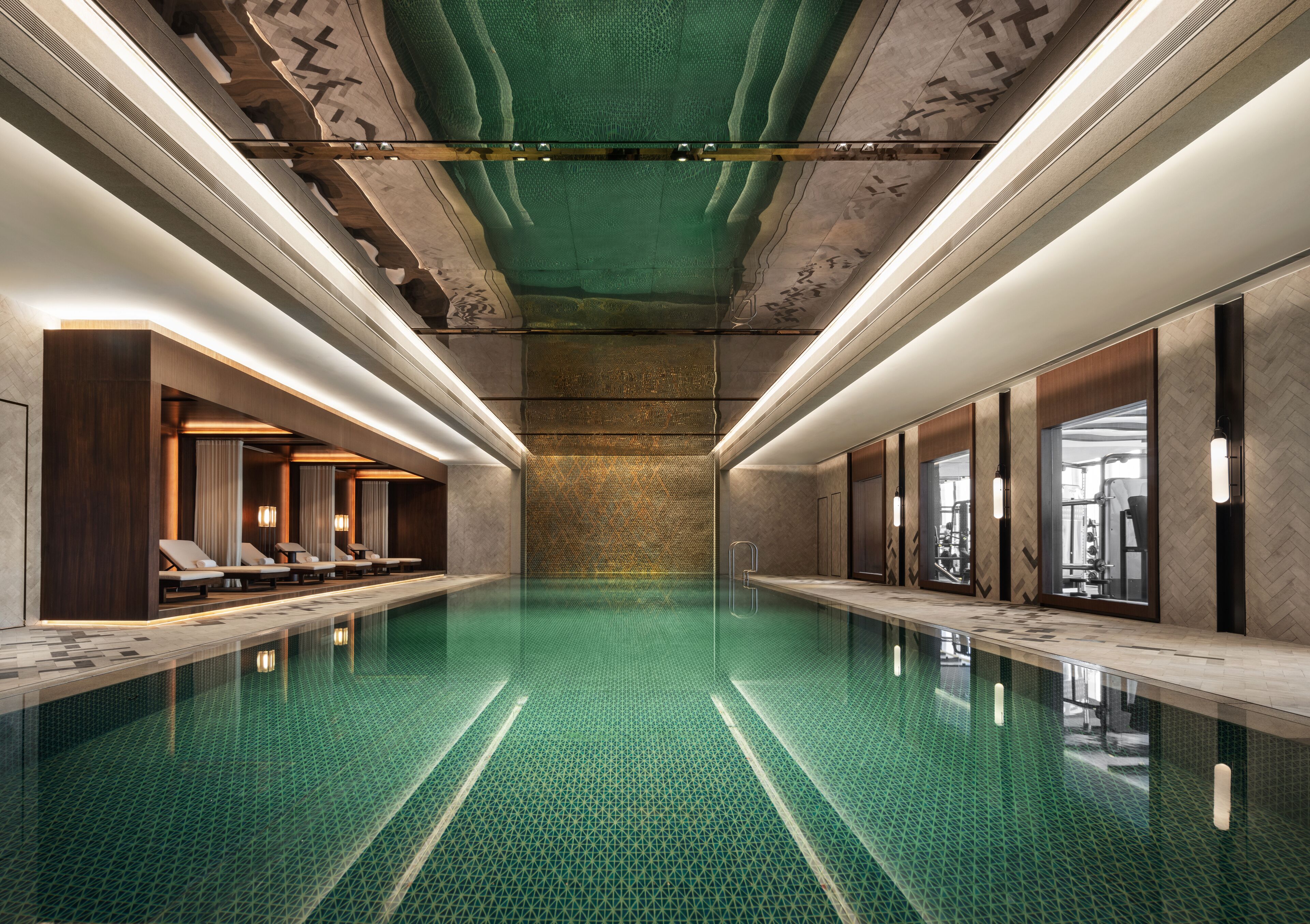 Indoor pool, open 7:00 AM to 10:00 PM, lifeguards on site