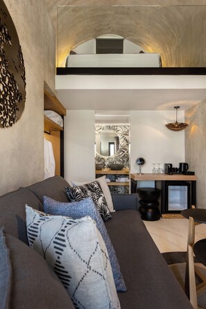 Premium Junior Suite Split Level | Bettwäsche aus ägyptischer Baumwolle, hochwertige Bettwaren