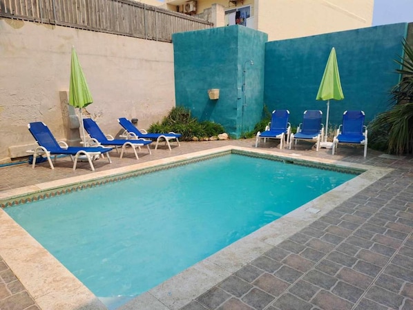 Cabin | Pool | Outdoor pool - Peace Heaven Farmhouse Zebbug Gozo, With Pool (Zebbug)
