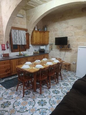Cabin | Dining - Peace Heaven Farmhouse Zebbug Gozo, With Pool (Zebbug)