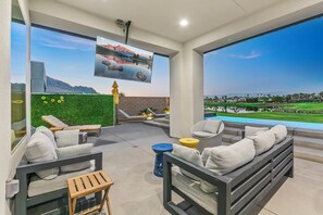 Terrace/patio - PGA West Villa | 18th-Hole View Desert Paradise (La Quinta)