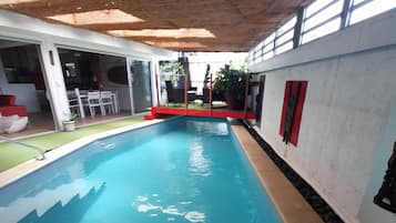 Una piscina climatizada