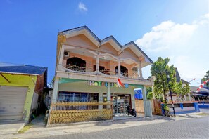 Fassade der Unterkunft