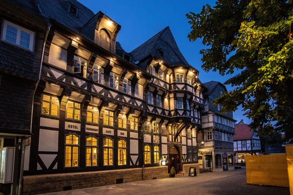 Front of property - evening/night