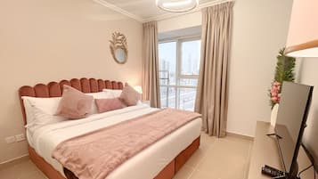 Romantic Studio | Egyptian cotton sheets, premium bedding, pillow-top beds