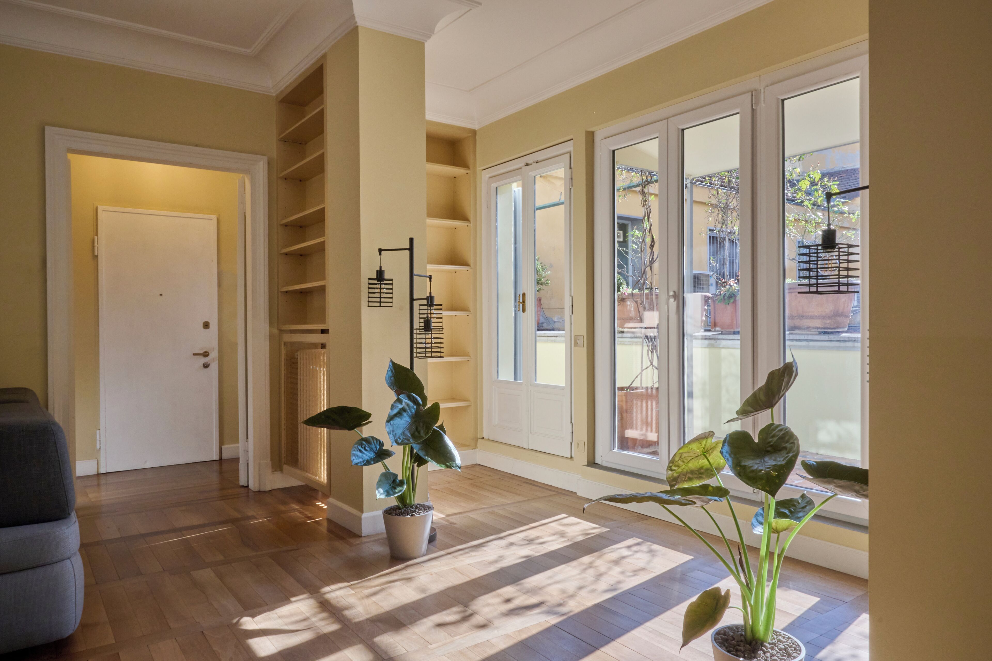 Piatti Attico (Via dei Piatti 4) | 起居區 | 平面電視