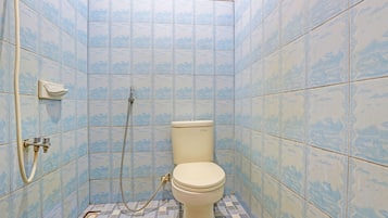 Habitación Deluxe con 2 camas individuales | Baño | Regadera y jabón