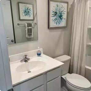 Towels, soap, toilet paper