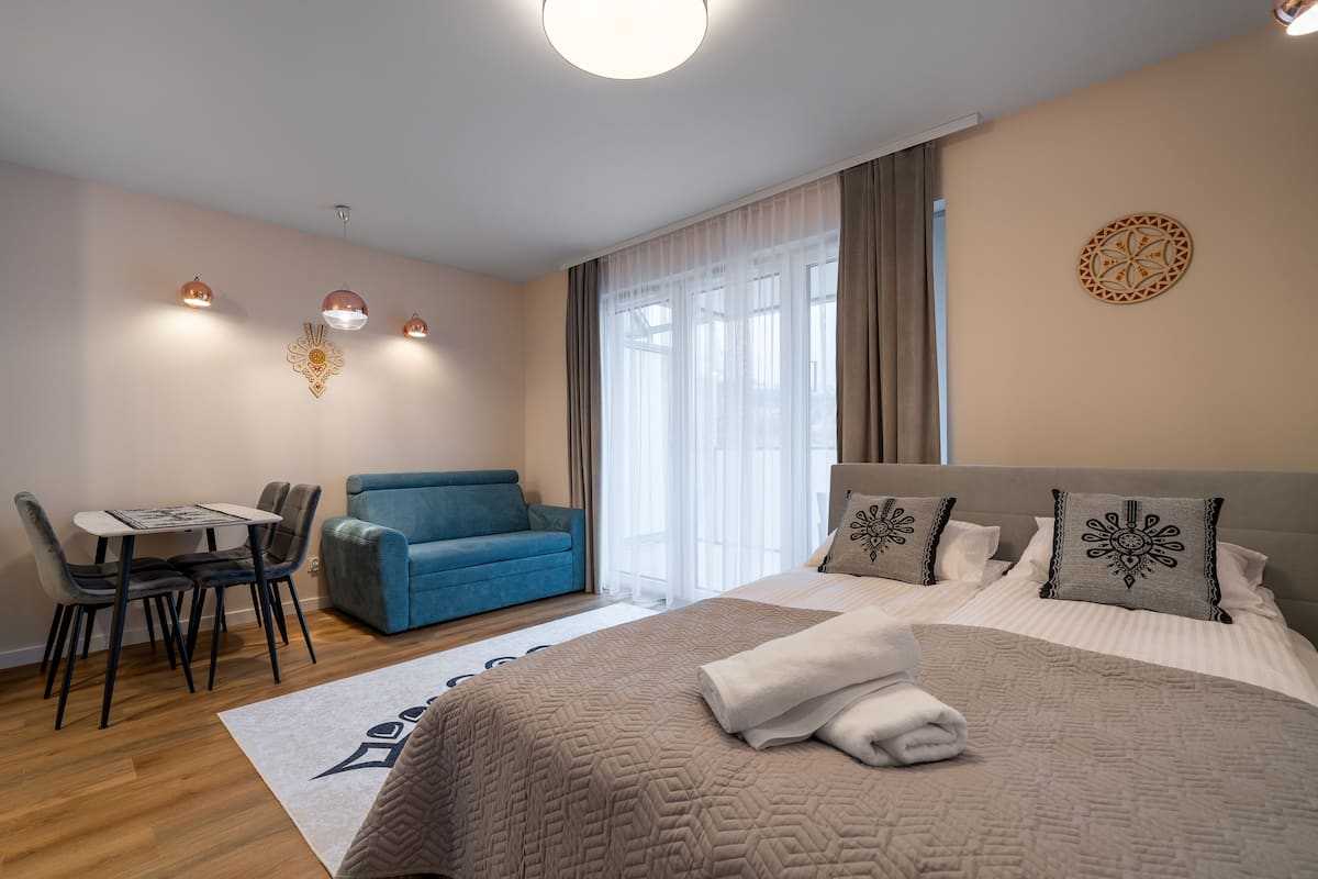Monolocale Classic | 1 camera, ferro/asse da stiro, Wi-Fi gratuito, lenzuola