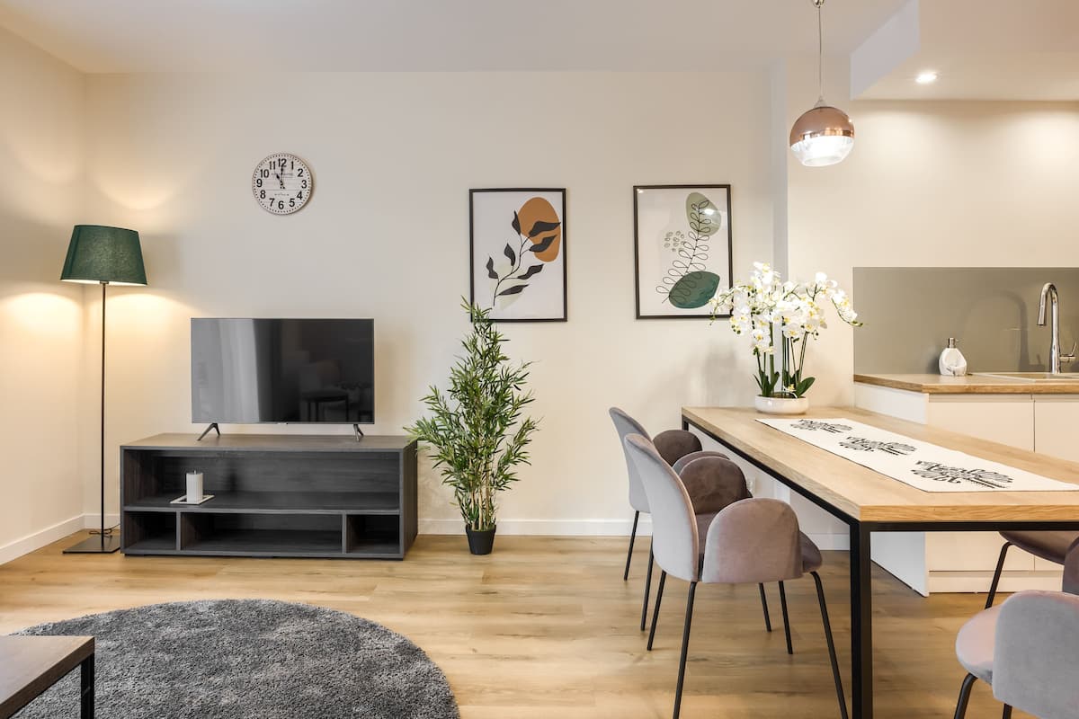 Appartamento Comfort | 1 camera, ferro/asse da stiro, Wi-Fi gratuito, lenzuola