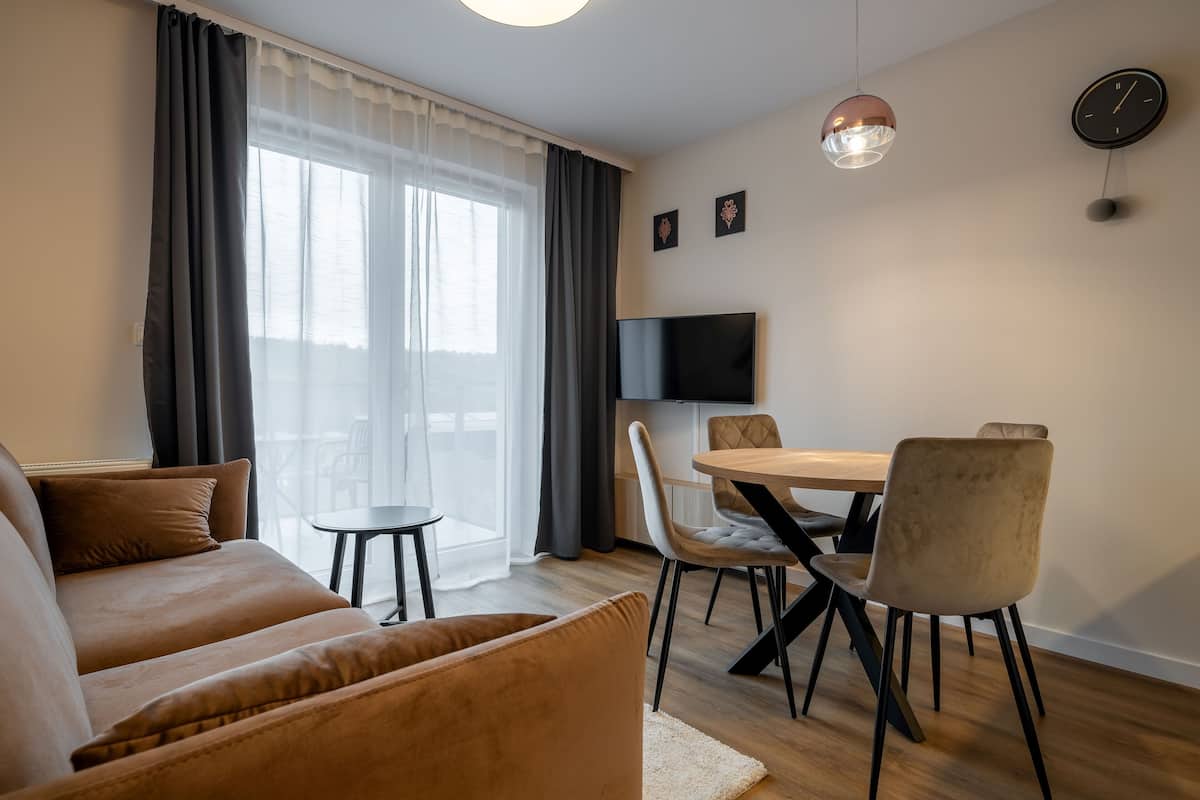 Appartamento Comfort | 1 camera, ferro/asse da stiro, Wi-Fi gratuito, lenzuola