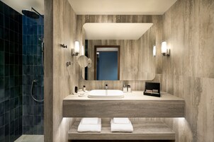 Ducha, cabezal de ducha tipo lluvia, artículos de tocador de diseñador