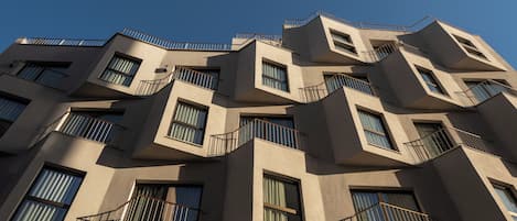 Façana frontal de l'allotjament