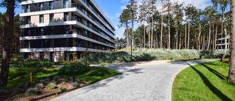 Voorkant van accommodatie