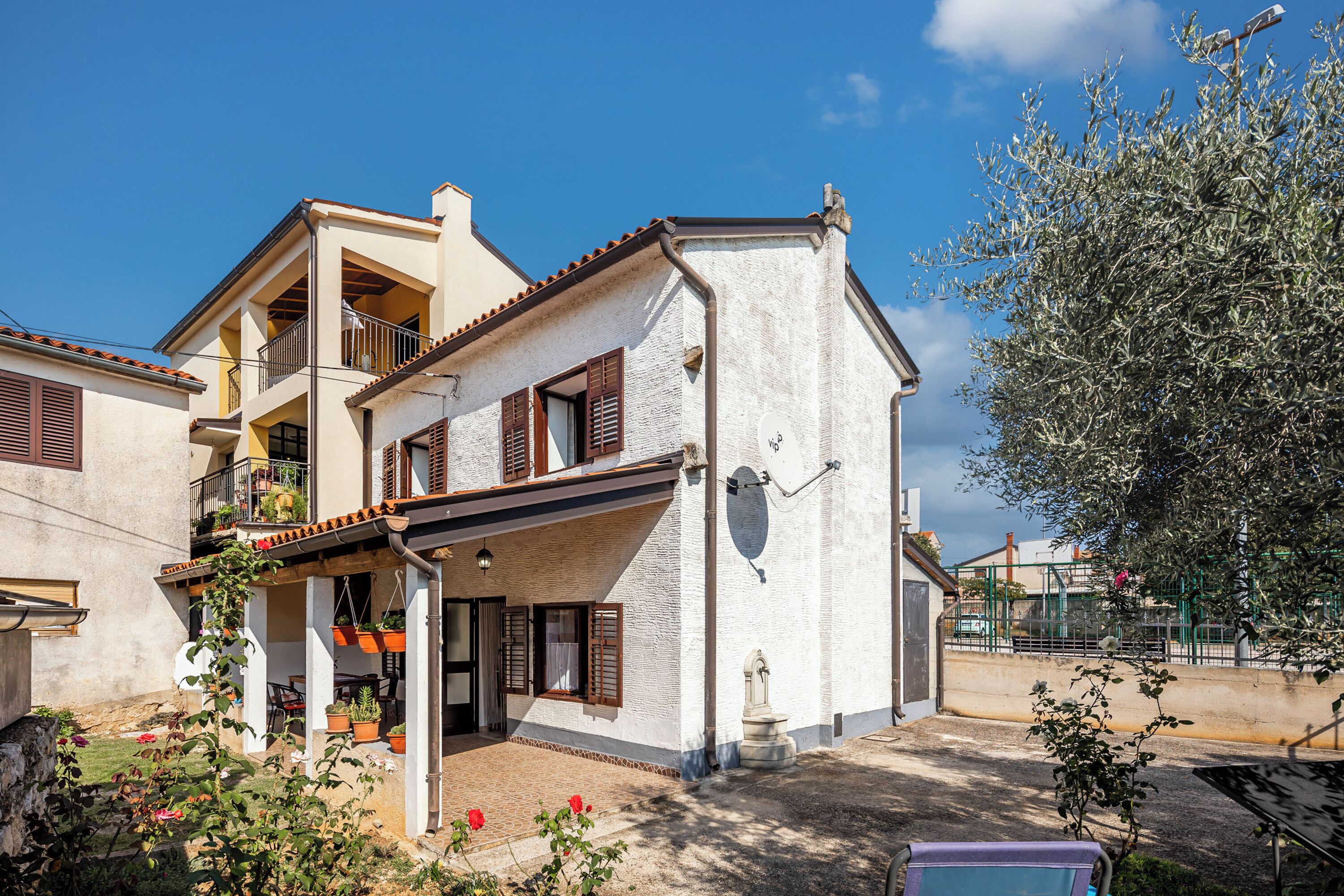 Fassade der Unterkunft