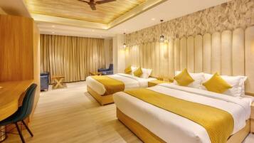 Premium Room | 2 bedrooms, desk, laptop workspace, iron/ironing board