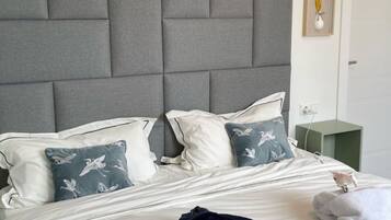 1 dormitori, escriptori i planxa i posts de planxar